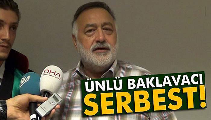 Ünlü baklavacı serbest bırakıldı