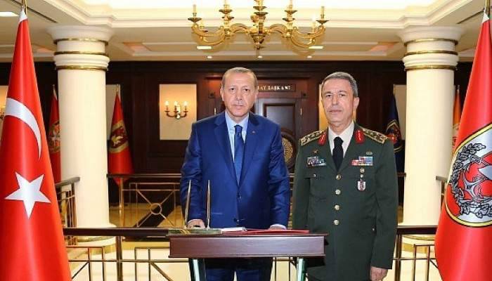 Cumhurbaşkanı Erdoğan Genelkurmay Başkanlığı'nda