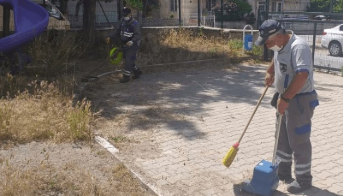 Okullarda Temizlik Çalışması Gerçekleştirildi