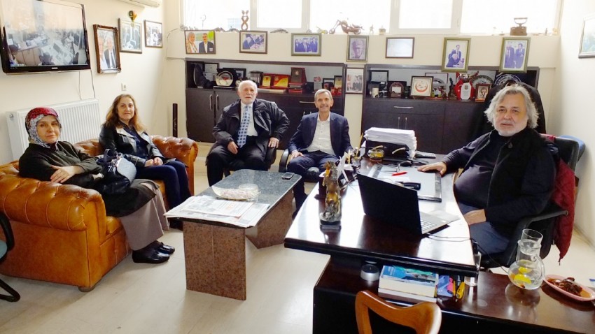 Saadet Partisi Çanakkale Belediye Başkan Adayı Şaban Sarı’dan Boğaz Medya'ya Ziyaret