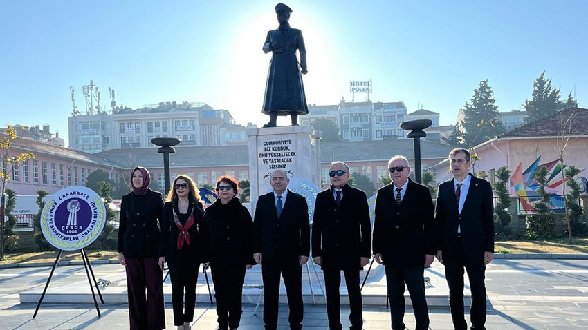 ÇTSO 37. Vergi Haftası Kapsamında Düzenlenen Çelenk Törenine Katıldı