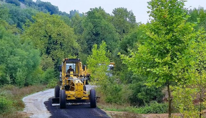 İlçe Özel İdaresi yol bakım onarım çalışmaları devam ediyor 