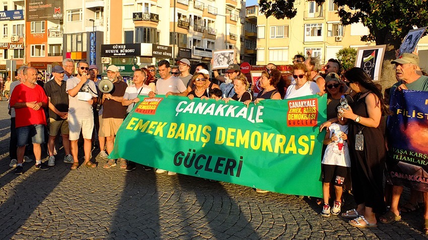 Çanakkale’den İsrail’e Tepki (videolu)