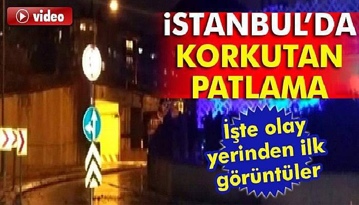 İstanbul Maltepe'de patlama... İşte olay yerinden ilk görüntüler...