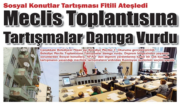 Meclis Toplantısına Tartışmalar Damga Vurdu (VİDEO)