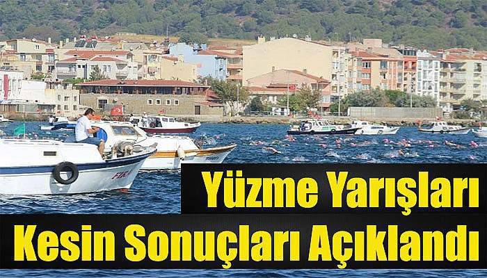 Yüzme yarışları kesin sonuçları açıklandı