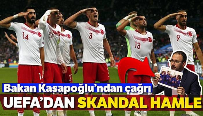 UEFA, asker selamına soruşturma başlattı