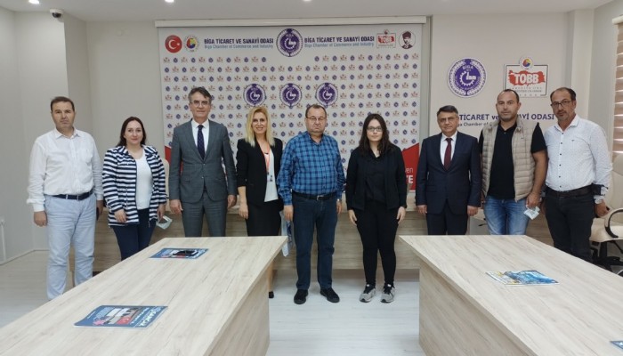 ECEM, TÜBİTAK ÖDÜLLÜ PROJESİNİ BİGA TSO’DA ANLATTI