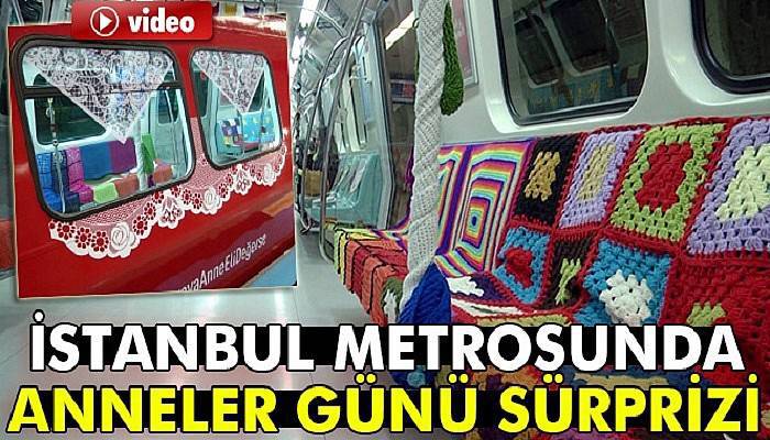  İstanbul metrosunda Anneler Günü sürprizi