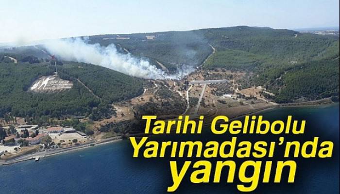 Tarihi Gelibolu Yarımadası’nda yangın