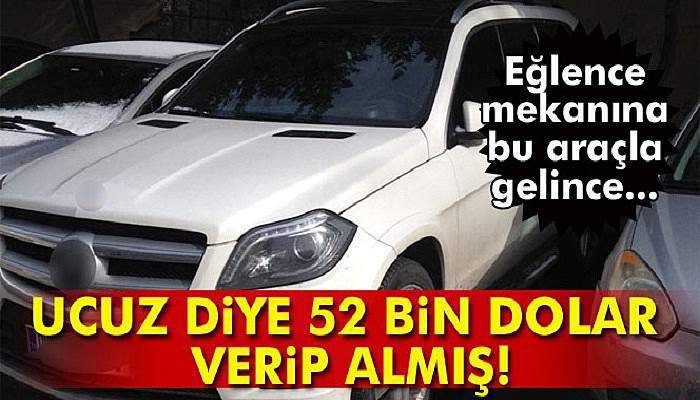 Yurda 10'da bir fiyatına sokulan lüks aracı satın alan 3 iş adamı gözaltına alındı