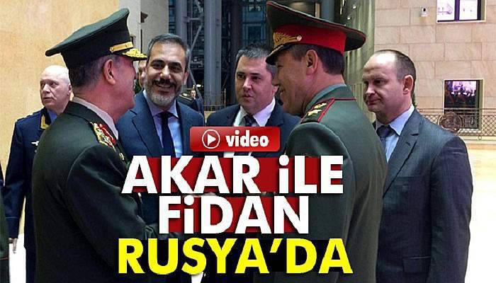 Genelkurmay Başkanı Hulusi Akar Rusya’da