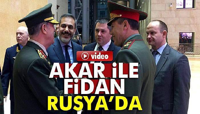 Genelkurmay Başkanı Hulusi Akar Rusya’da