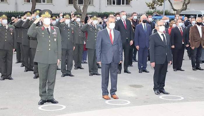 Ata için ilçelerde Anma Programı gerçekleştirildi