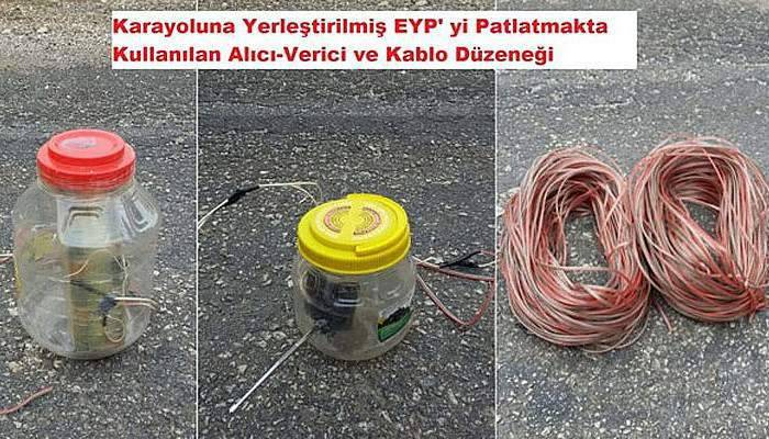 Diyarbakır’da yola tuzaklanmış EYP ele geçirildi