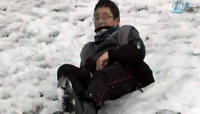 Kıbrıslıların kar keyfi