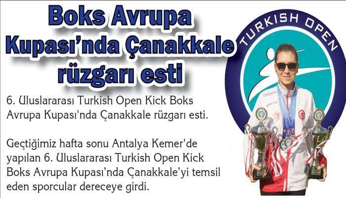 Boks Avrupa Kupası'nda Çanakkale rüzgarı esti