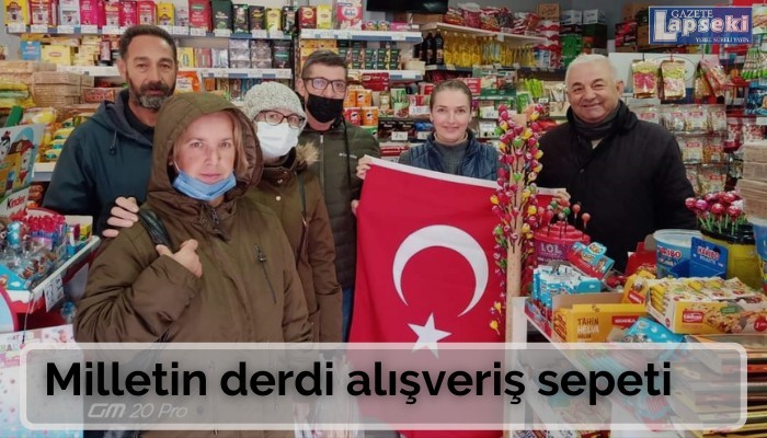 Milletin derdi alışveriş sepeti