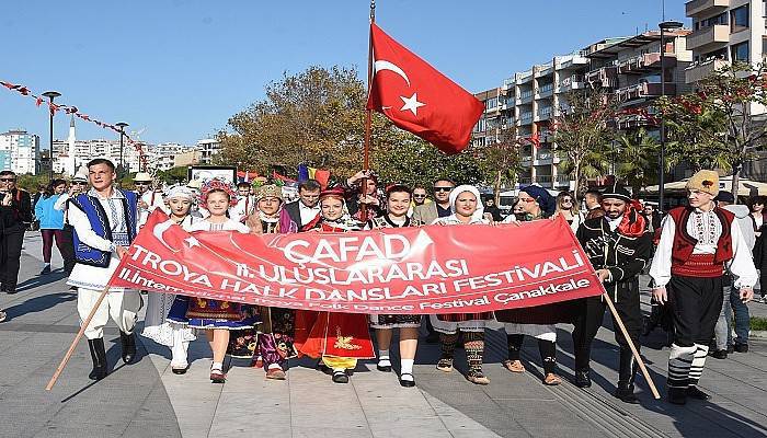 2'nci Uluslararası Troya Halk Dansları Festivali başladı