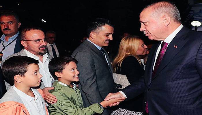 Turan’ın ikizleri Cumhurbaşkanı Erdoğan’la buluştu