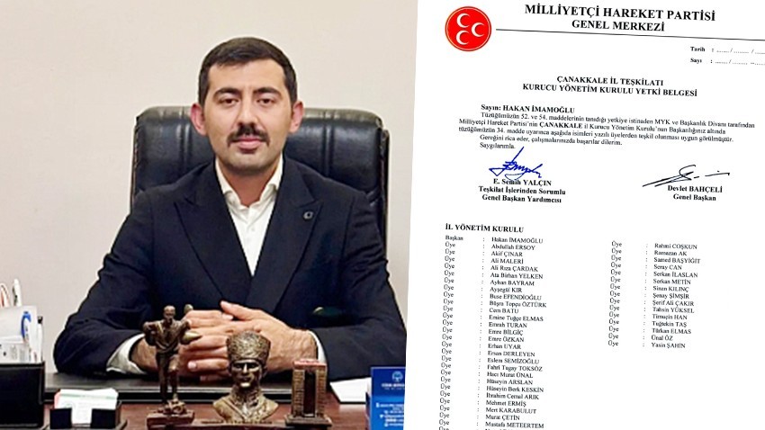 MHP Çanakkale İl Teşkilatı’nda Yeni Dönem