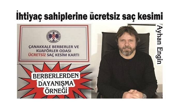 BERBERLERDEN DAYANIŞMA ÖRNEĞİ: İhtiyaç sahiplerine ücretsiz saç kesimi