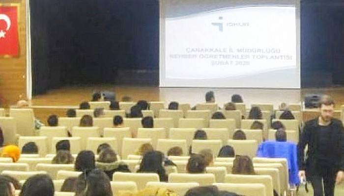 İŞ VE MESLEK DANIŞMANLARI, REHBER ÖĞRETMENLER TOPLANTISINA KATILDI