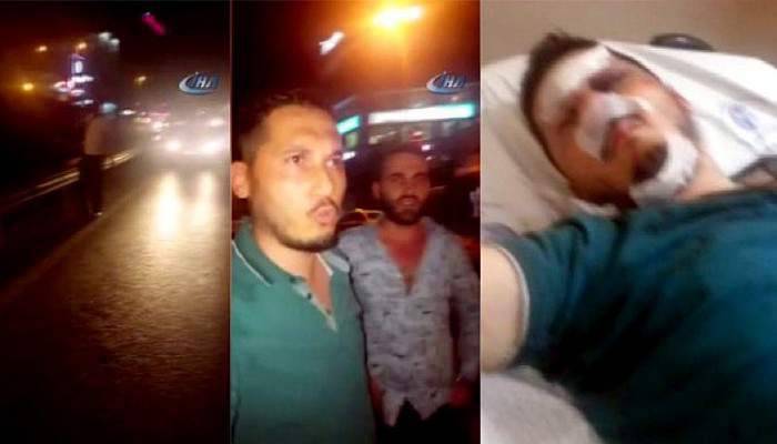 Dehşet anlarını böyle kaydetti