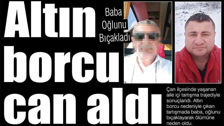 Altın Borcu Can Aldı