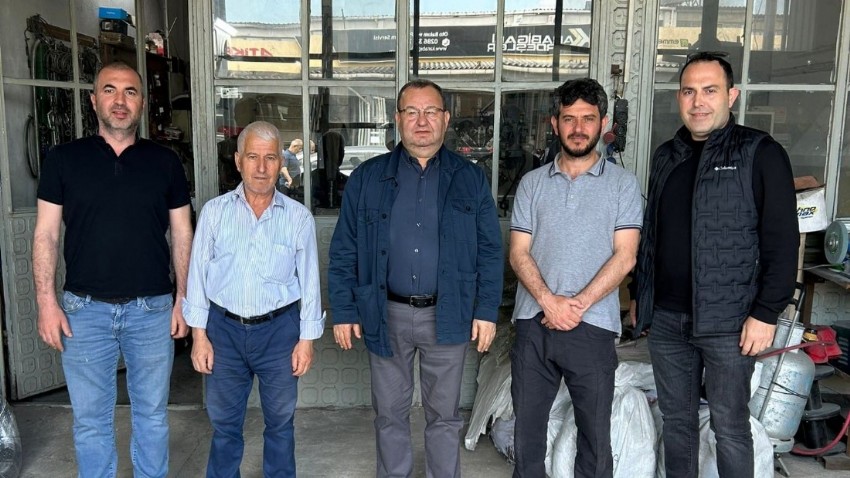 Biga TSO HEYETİ Küçük Sanayi Sitesi'nde Ziyaretler Gerçekleştirdi