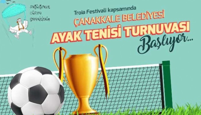 Ayak Tenisi Turnuvası Başlıyor