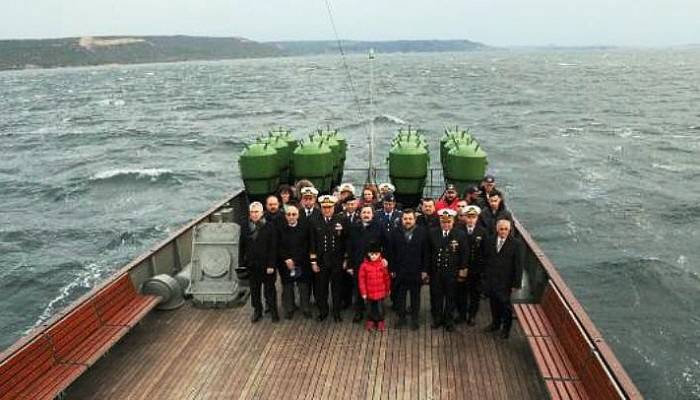 'TCG NUSRET', 105 YIL SONRA AYNI ROTADA