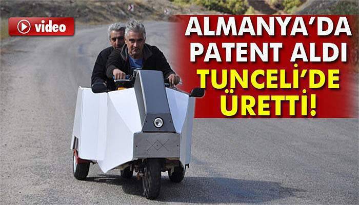 Almanya’da patent aldı, Tunceli’de üretti