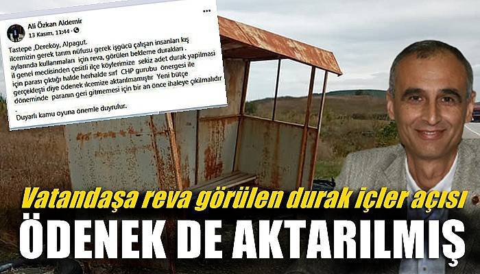 Vatandaşa reva görülen durak içler açısı