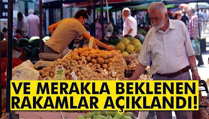 Enflasyon rakamları açıklandı