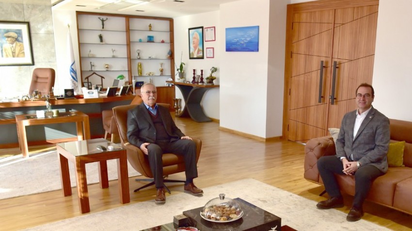 İYİ Parti Çanakkale Milletvekili Uz'dan Başkan Gökhan'a Ziyaret