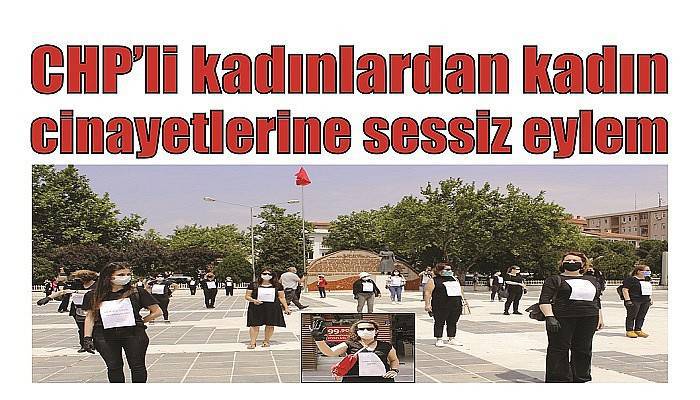 CHP’li kadınlardan kadın cinayetlerine sessiz eylem