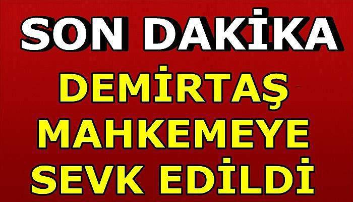 Selahattin Demirtaş Tutuklama İstemiyle Mahkemeye Sevk Edildi