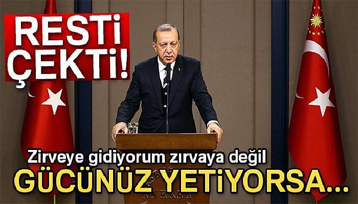  'Ben zirveye gidiyorum zırvaya değil'