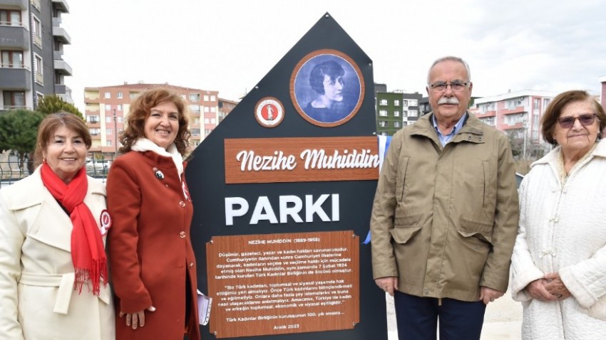 Nezihe Muhiddin Parkı Törenle Açıldı