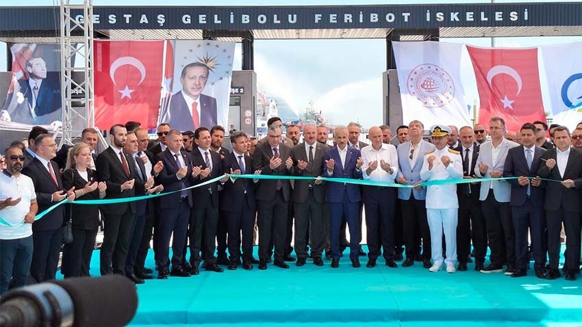 Gelibolu’da Tarihi Gün: 'Yeni Feribot İskelesinin Açılışı Yapıldı'