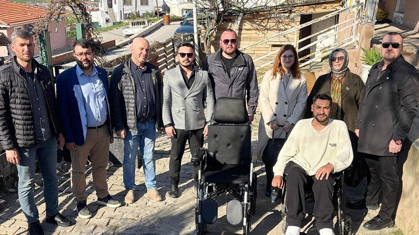MHP Biga Teşkilatı’ndan Anlamlı Ziyaret: Engel Tanımayan Destek