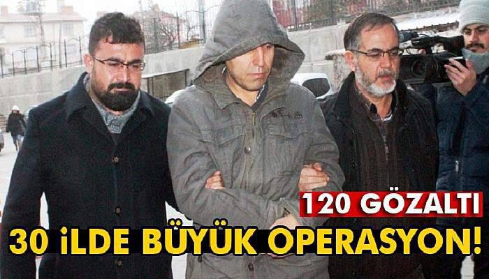 Konya merkezli 30 ilde FETÖ operasyonu