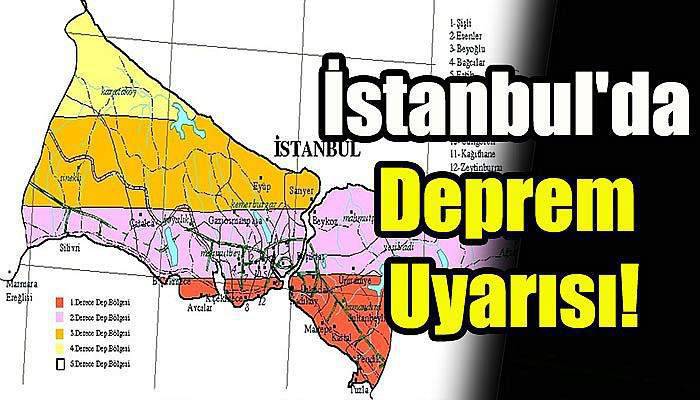 İstanbul'da Deprem Uyarısı