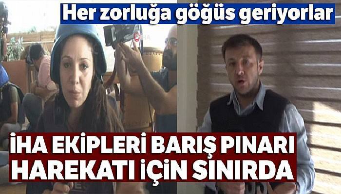 İHA ekipleri Barış Pınarı Harekatı için sınırda