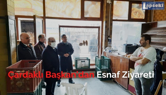 Çardaklı Başkan’dan Esnaf Ziyareti