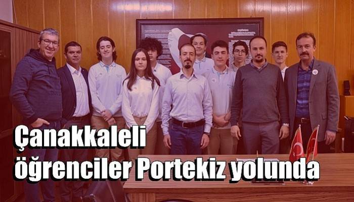 Çanakkaleli öğrenciler Portekiz yolunda