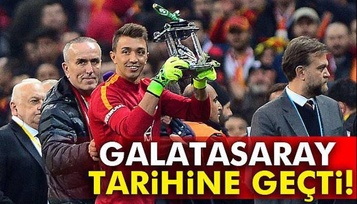  Muslera Galatasaray tarihine geçti