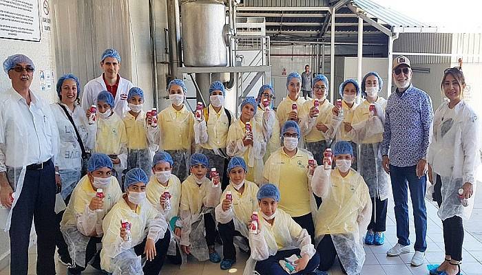 Ortaokul öğrencilerinden üretici ziyareti