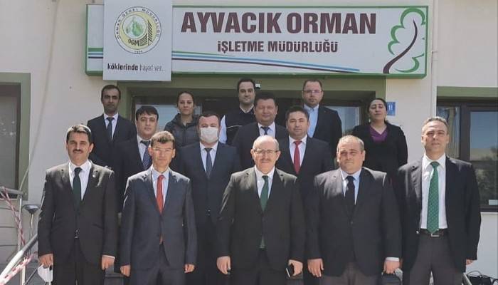 Ayvacık ve Bayramiç Orman İşletme Müdürlüklerinde görev değişimi